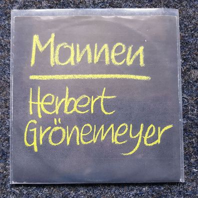 Herbert Grönemeyer - Mannen 7'' Single SUNG IN DUTCH