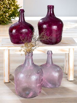 Gilde Vase "Palit" Glas rot 40867