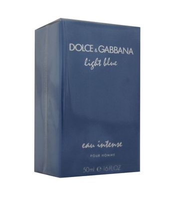 Dolce & Gabbana light blue Eau Intense Pour Homme Eau de Parfum edp 50ml.