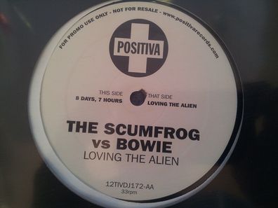 David Bowie vs. The Scumfrog - Loving the alien 12'' Vinyl Promo UK