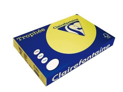Clairefontaine Trophee 1890C Color Hellgelb 80g/ m² DIN-A3 - 500 Blatt