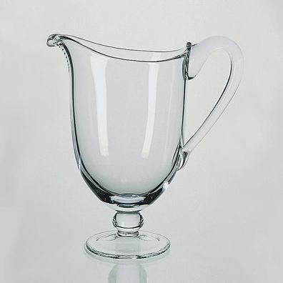 Lambert Esmeralda Krug oval auf Fuß, 0,7 l Kristallglas klar, H 24 cm, D 23 cm 13284