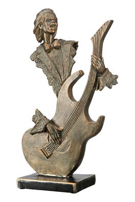 Gilde Poly Skulptur " Gitarrenspieler " 37419