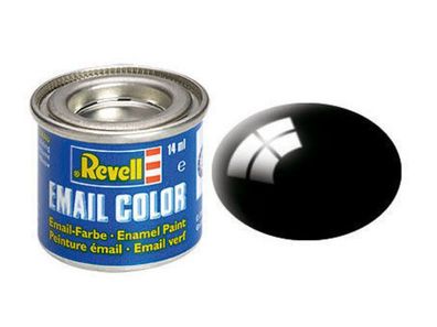Revell 32107 Revell Enamel schwarz, glänzend
