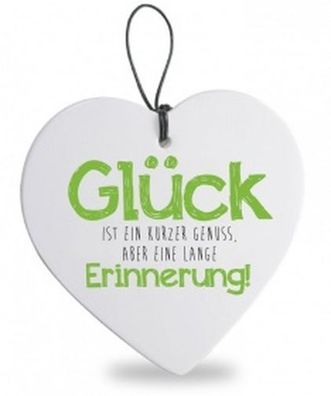 Formano Herz häng. 15cm "Glück" 749208