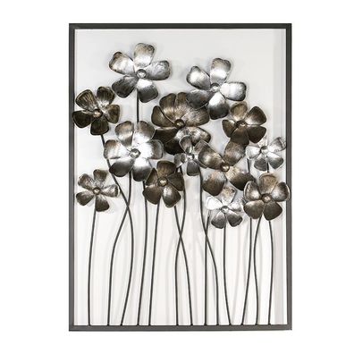 Casablanca Wanddeko Fleurs Metall, braun/ champ Höhe: 80 cm Breite: 58 cm 74741