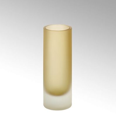 Lambert Canova Vase H20 D 7 cm senfgelb/ gefrostet 17373