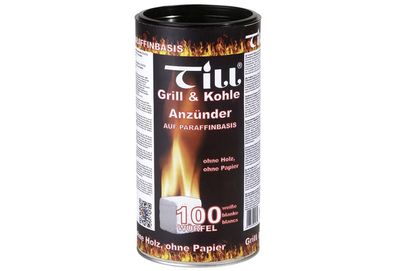 TILL-ZÜNDFIX Grill&Kohle-Anzünder 100Stück 480088