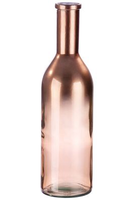 Gilde Vase "Douro" kupferfarben metallic mit Farbverlauf, aus recyceltem Glas ...