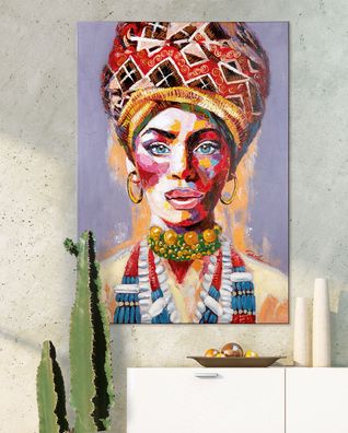 Gilde Bild Gemälde Afrikanerin " Nala " 38226