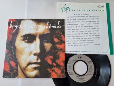 Bryan Ferry - Limbo 7'' Vinyl Germany WITH PROMO FACTS