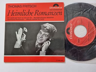 Thomas Fritsch - Heimliche Romanzen 7'' Vinyl EP Germany PROMO Stempel