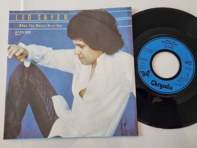 Leo Sayer - When the money runs out 7'' Vinyl Germany