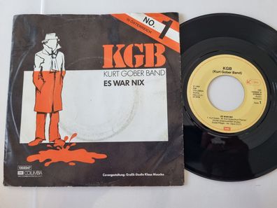 KGB/ Kurt Gober Band - Es war nix 7'' Vinyl Germany