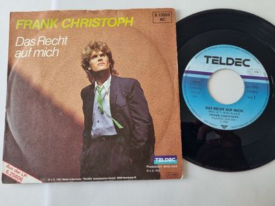 Frank Christoph - Das Recht auf mich 7'' Vinyl Germany
