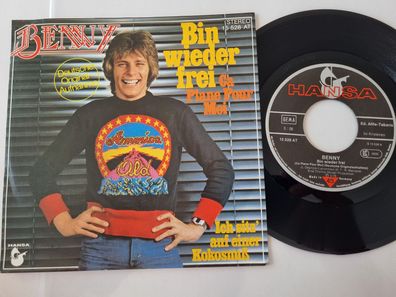 Benny - Bin wieder frei 7'' Vinyl Germany