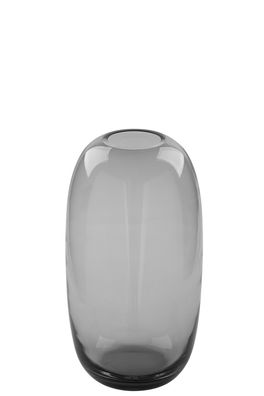 Fink BRASIL Vase, Glas, grau Höhe 30cm, Ø 16,5cm 115453