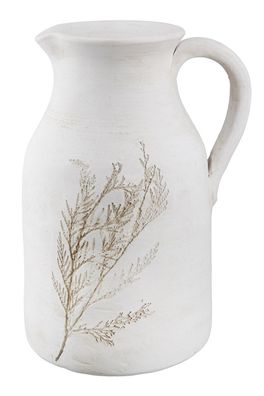 Gilde Keramik Krug/ Vase " Gräser " VE 2 28857