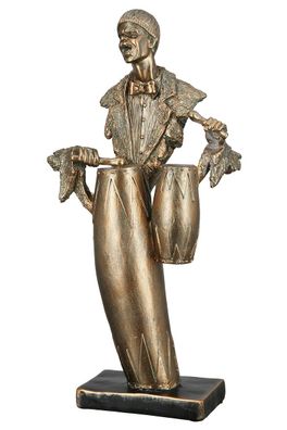 Gilde Poly Skulptur " Trommelspieler " 37418