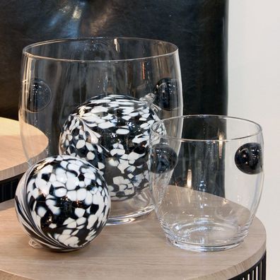 Gilde Glas Vase/ Windlicht " Kuno " 27590