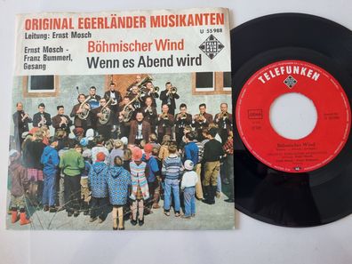 Ernst Mosch/ Original Egerländer Musikanten - Böhmischer Wind 7'' Vinyl Germany