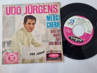 Udo Jürgens - Merci Cherie 7'' Vinyl Germany Cover 2