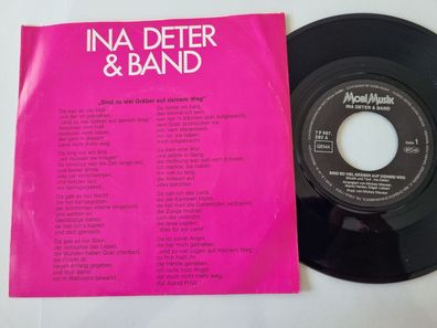 Ina Deter & Band - Sind zu viel Gräber auf deinem Weg 7'' Vinyl Germany