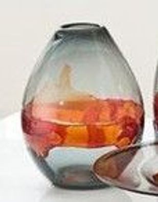 Gilde Glas Bauchvase Magma 39968