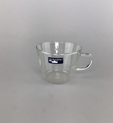 Leonardo Tasse transparent glas D:8,5cm H:6,5cm