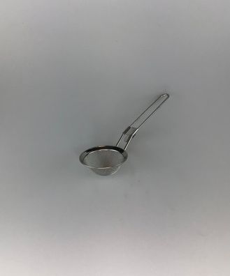 Heino Netz Wok-Due Sieb Metall silber L:19cm