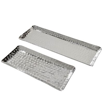 Lambert Tablett 2er Set Aluminium nickel glänzend 60040610 SK