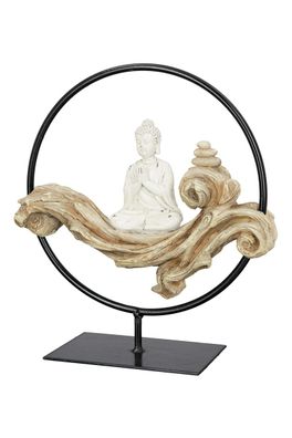 Gilde Poly Figur " Buddha " im Ring VE 2 37442
