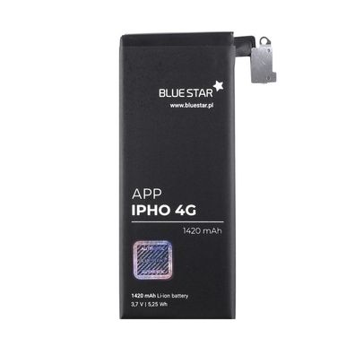 Bluestar Akku Ersatz iPhone 4G 1420 mAh Austausch APN 616-0513