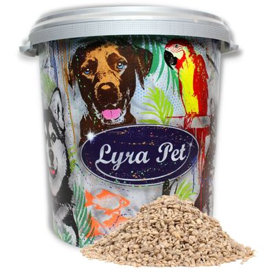 10 kg Lyra Pet® Sonnenblumenkerne geschält BRUCH in 30 L Tonne