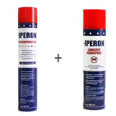 IPERON® Ungezieferspray & Langzeit Flohspray im Set
