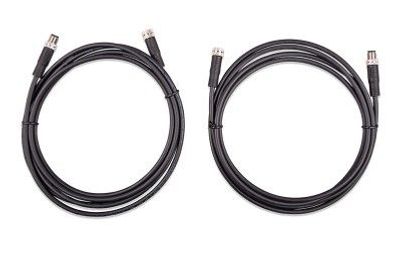 M8 circular connector Male/ Female 3 pole cable 2m (bag of 2) Art-Nr.: ASS030560200