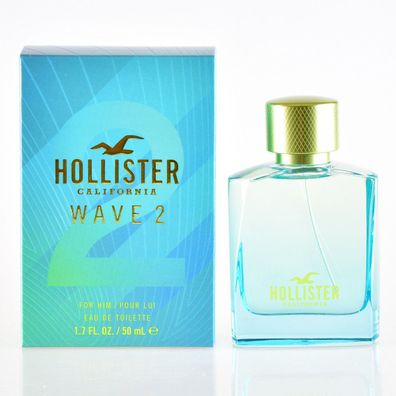 Hollister California Wave 2 50 ml Eau de Toilette Spray for Him / pour Lui