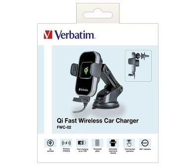 Fast Wireless Charger, KFZ, Qi, 9V/12V, FWC-02