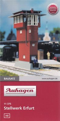 Auhagen H0 11375 Bausatz Stellwerk Erfurt - OVP NEU