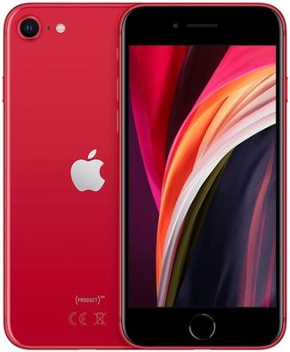 Apple iPhone SE 2. Gen (PRODUCT)RED - 128GB inkl. Silikon & Schutzglas