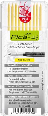 Pica Dry 10 x Ersatzminen Multi Use Gelb