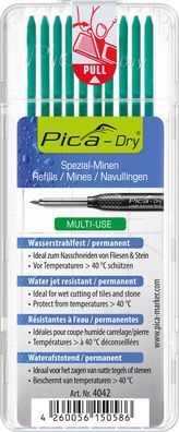 Pica Dry 10 x Spezialminen wasserstrahlfest Grün