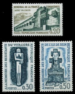 Frankreich 1962 Nr 1389-1391 postfrisch S263D42