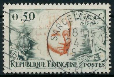 Frankreich 1962 Nr 1398 zentrisch gestempelt X62D4E6