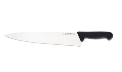 Giesser Messer Küchenmesser Kochmesser Profimesser breit schwarz 6mm Welle 31cm