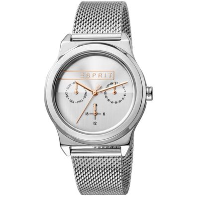 Esprit Uhr ES1L077M0045 Damen Armbanduhr Silber