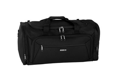 schwarze mittlere Reisetasche Seitentasche 59cm