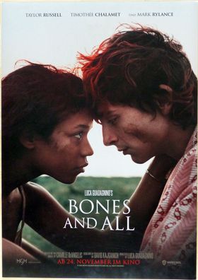 Bones and All - Original Kinoplakat A1 -Timothée Chalamet, Taylor Russell -Filmposter