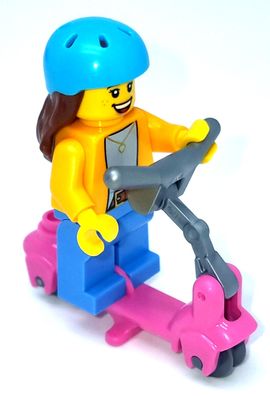 LEGO City Eisenbahn Figur Scooter Roller kleines Mädchen