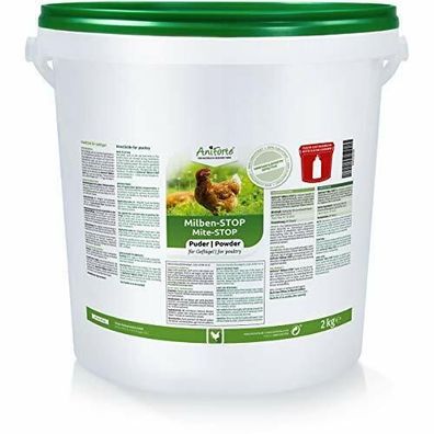 Aniforte Milben-STOP Puder für Hühner & Geflügel inkl. Stäuberflasche - Bio-Betriebe